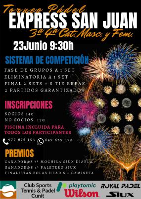 poster del torneo EXPRESS SAN JUAN