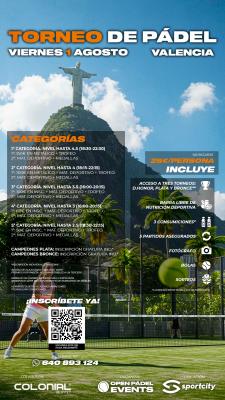 poster del torneo TORNEO 1 DE AGOSTO