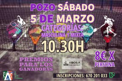 poster torneo POZO MASCULINO Y MIXTO
