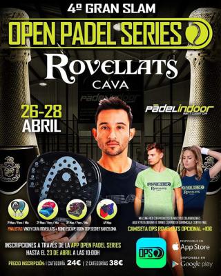 poster del torneo 4° GRAN SLAM OPEN PADEL SERIES