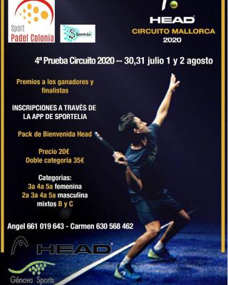poster del torneo 4ª PRUEBA CIRCUITO 2020