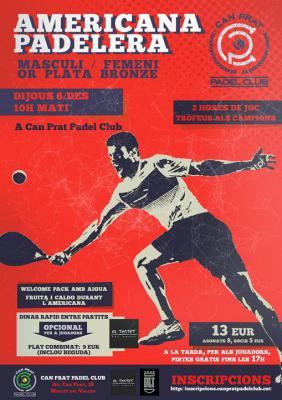 poster del torneo AMERICANA PADELERA