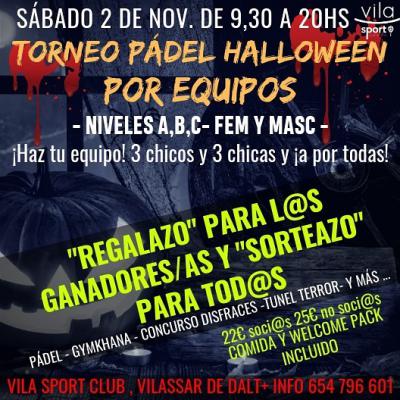 poster del torneo TORNEO HALLOWEEN POR EQUIPOS