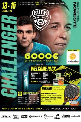 poster del torneo 8º CHALLENGER PADELARIUM GAVÁ