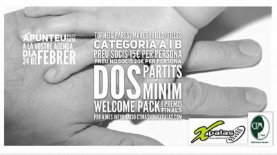 poster del torneo TORNEIG PARES i FILLS