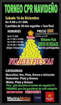 poster del torneo TORNEO CPR NAVIDEÑO