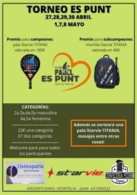 poster del torneo TORNEAZO ES PUNT