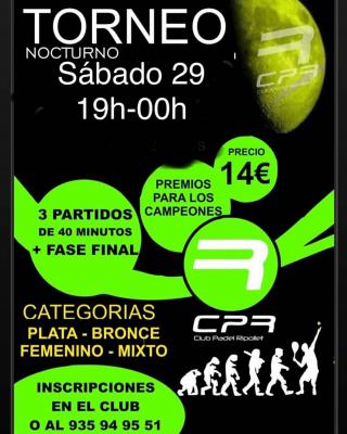 poster del torneo TORNEO NOCTURNO