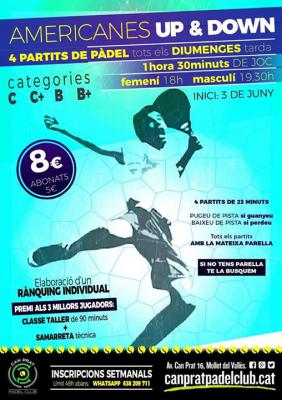 poster del torneo AMERICANES UP & DOWN