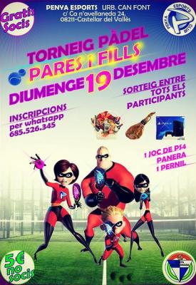 poster torneo TORNEIG PARES I FILLS
