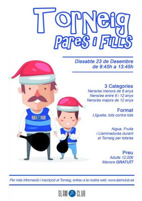 poster del torneo TORNEIG PARES i FILLS