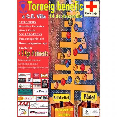 poster torneo TORNEIG BENÈFIC CREU ROJA