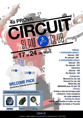 poster del torneo 4a PROVA CIRCUIT SLAM CLUB