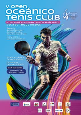 poster del torneo V OPEN OCEÁNICO TENIS CLUB