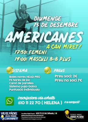 poster del torneo AMERICANAS