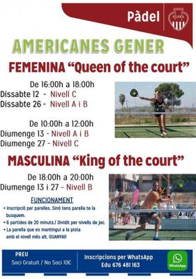 poster del torneo AMERICANES GENER