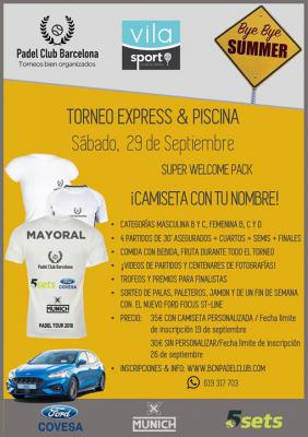 poster del torneo TORNEO EXPRESS & PISCINA