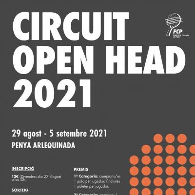 poster del torneo CIRCUIT OPEN HEAD 2021