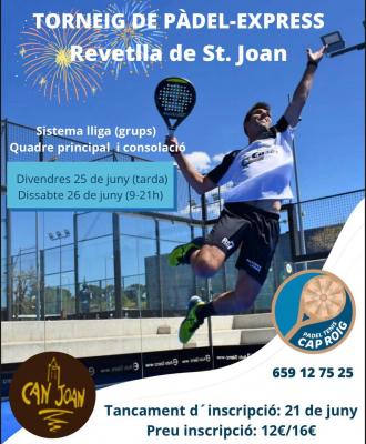 poster torneo TORNEIG EXPRESS REVETLLA DE SANT JOAN