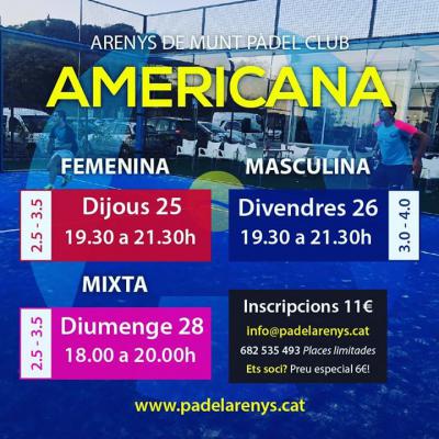 poster del torneo AMERICANA