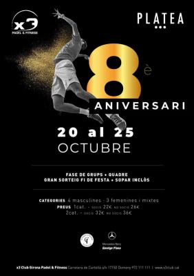 poster del torneo 8È ANIVERSARI