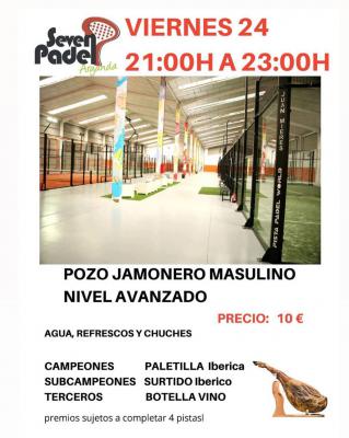 poster del torneo POZO JAMONERO MASCULINO NIVEL AVANZADO