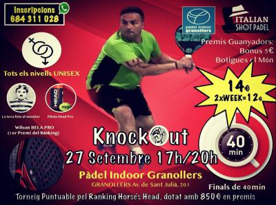 poster del torneo TORNEO KNOCKOUT