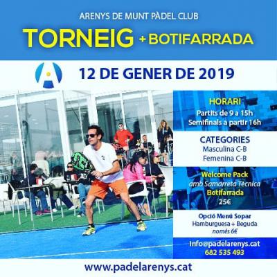 poster del torneo TORNEIG + BOTIFARRADA