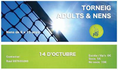 poster del torneo TORNEIG ADULTS & NENS