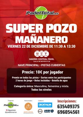 poster del torneo POZO MAÑANERO