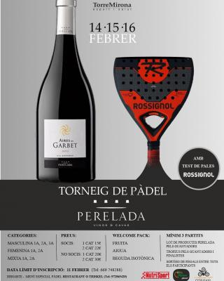 poster del torneo TORNEIG DE PADEL PERELADA