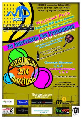 poster del torneo 2n ANIVERSARIO MAS PASSAMANER