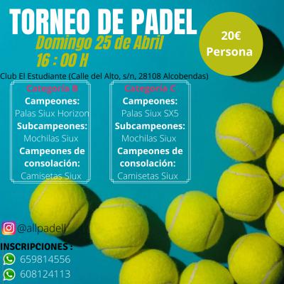 poster del torneo TORNEO ALLPADEL