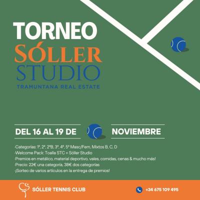poster del torneo TORNEO SOLLER STUDIO