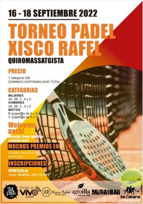 poster del torneo TORNEO XISCO RAFEL