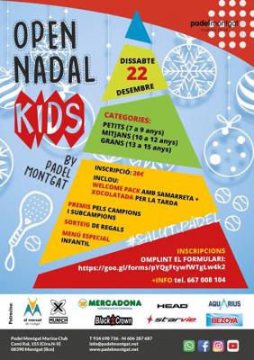 poster del torneo OPEN NADAL KIDS