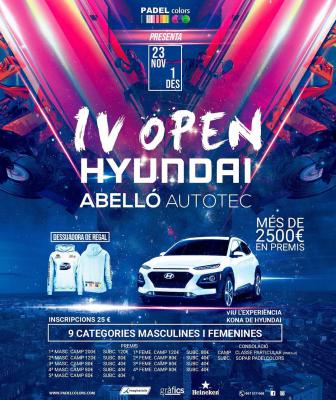 poster del torneo IV OPEN HYUNDAI ABELLÓ AUTOTEC