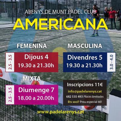 poster del torneo AMERICANAS