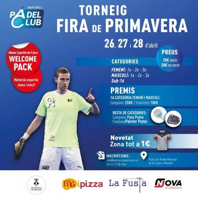 poster torneo TORNEIG FIRA DE PRIMAVERA MPC