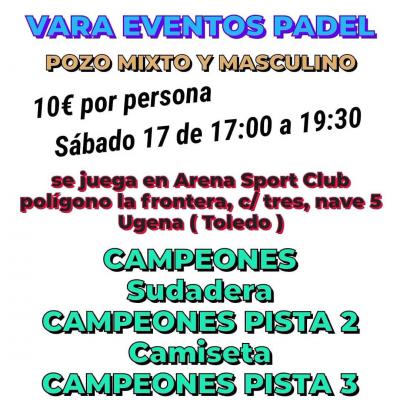 poster torneo VARA EVENTOS PADEL