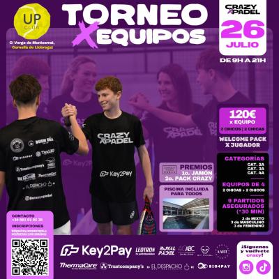 poster torneo TORNEO POR EQUIPOS 26/07
