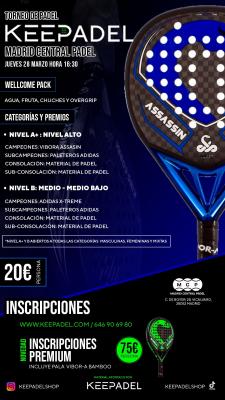 poster del torneo TORNEO KEEPADEL & MADRID CENTRAL PADEL