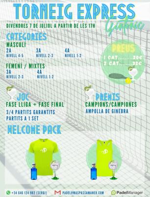 poster del torneo TORNEIG EXPRESS GYNTOMNIC