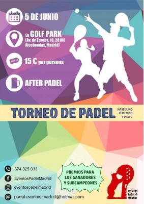 poster torneo TORNEO DE PADEL