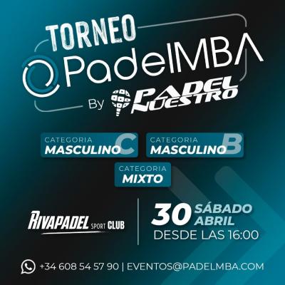 poster del torneo TORNEO PADELMBA BY PADEL NUESTRO