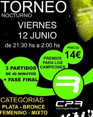 poster del torneo TORNEO NOCTURNO