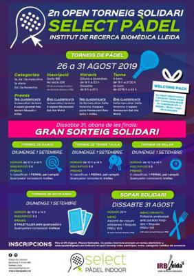 poster del torneo 2N OPEN SOLIDARI 