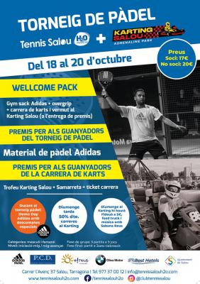 poster del torneo TORNEIG DE PADEL