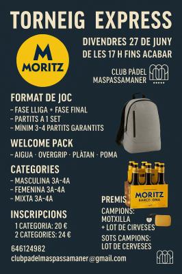 poster torneo TORNEIG EXPRESS MORTIZ