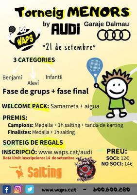 poster del torneo TORNEIG DE MENORS BY GARAJE DALMAU - AUDI LLEIDA